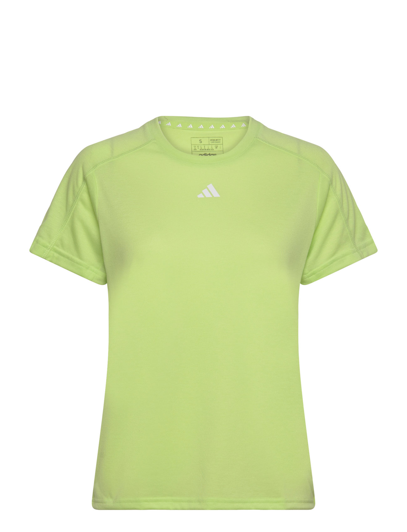 Adidas green 2024 yellow t shirt