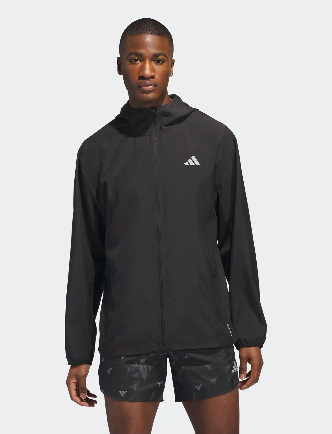 adidas Performance Run It Jacket, XS, Black, Sport > Sportsjakker, Herre
