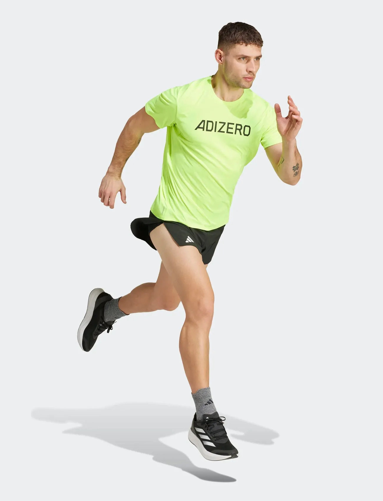 adidas Performance Adizero E Split, M, Black, Sport Shorts > Sport Training Shorts, Herre