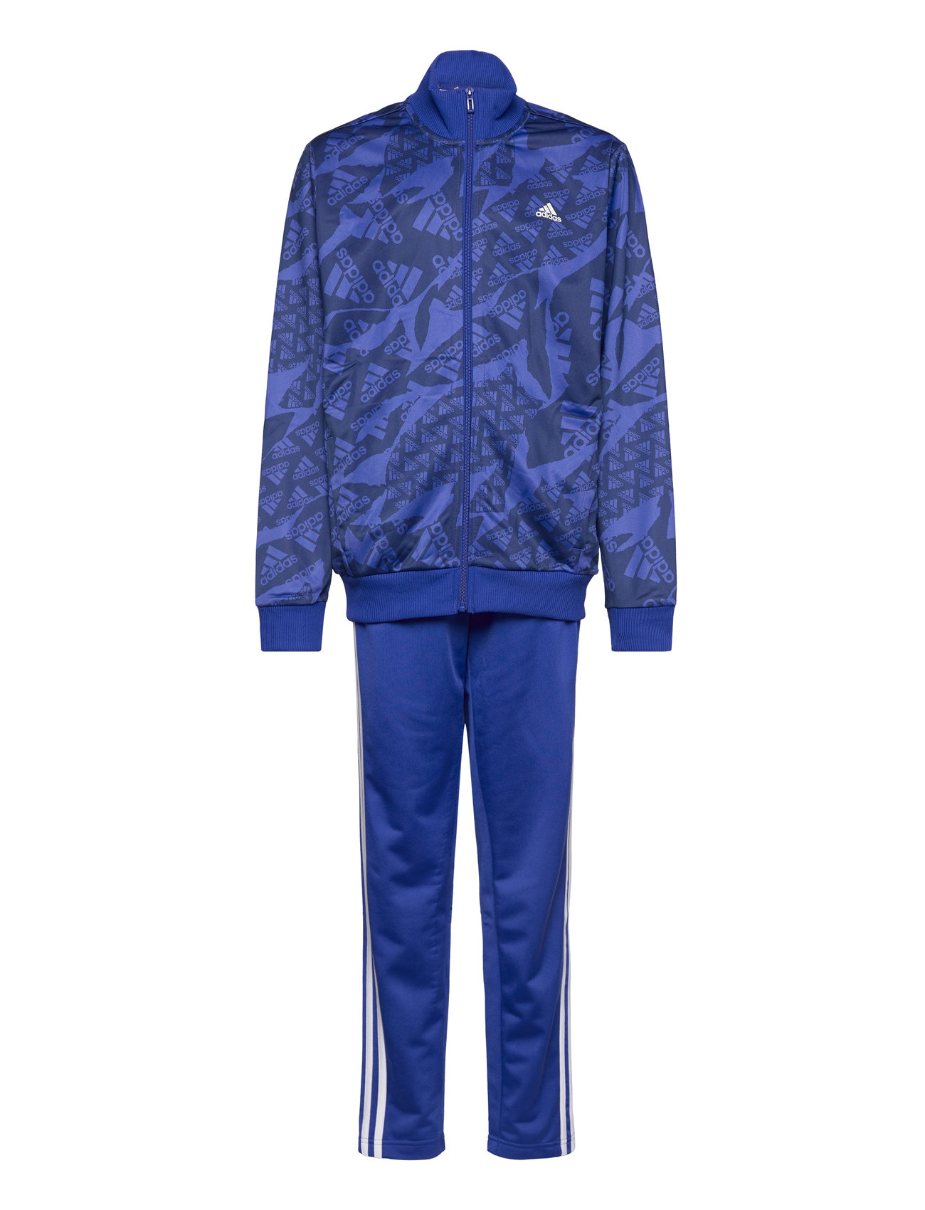 Adidas blue best sale camo tracksuit