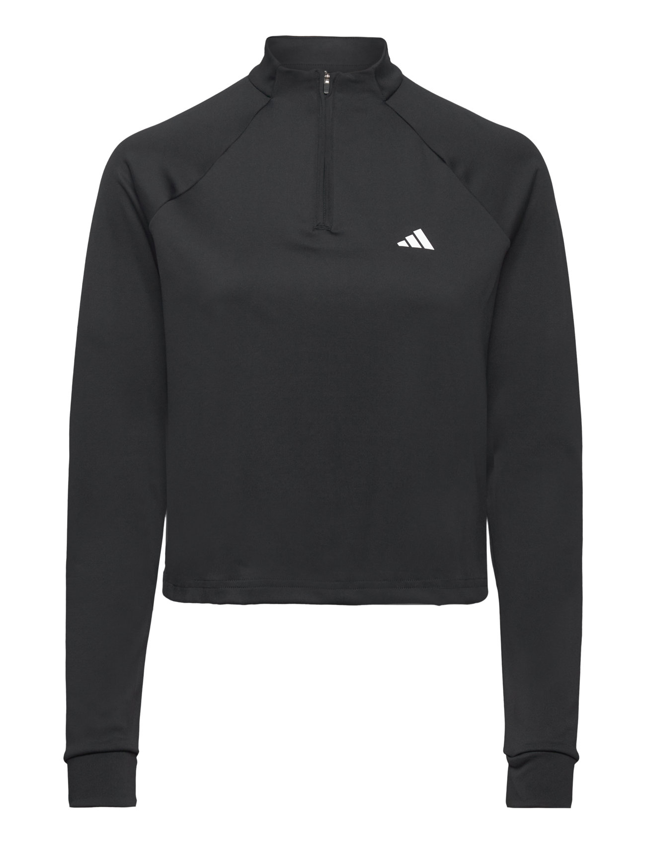 Adidas Train Essentials Minimal Branding 1/4 Zip Cover Up Sport Sweat-shirts & Hoodies Sweat-shirts Black Adidas Performance