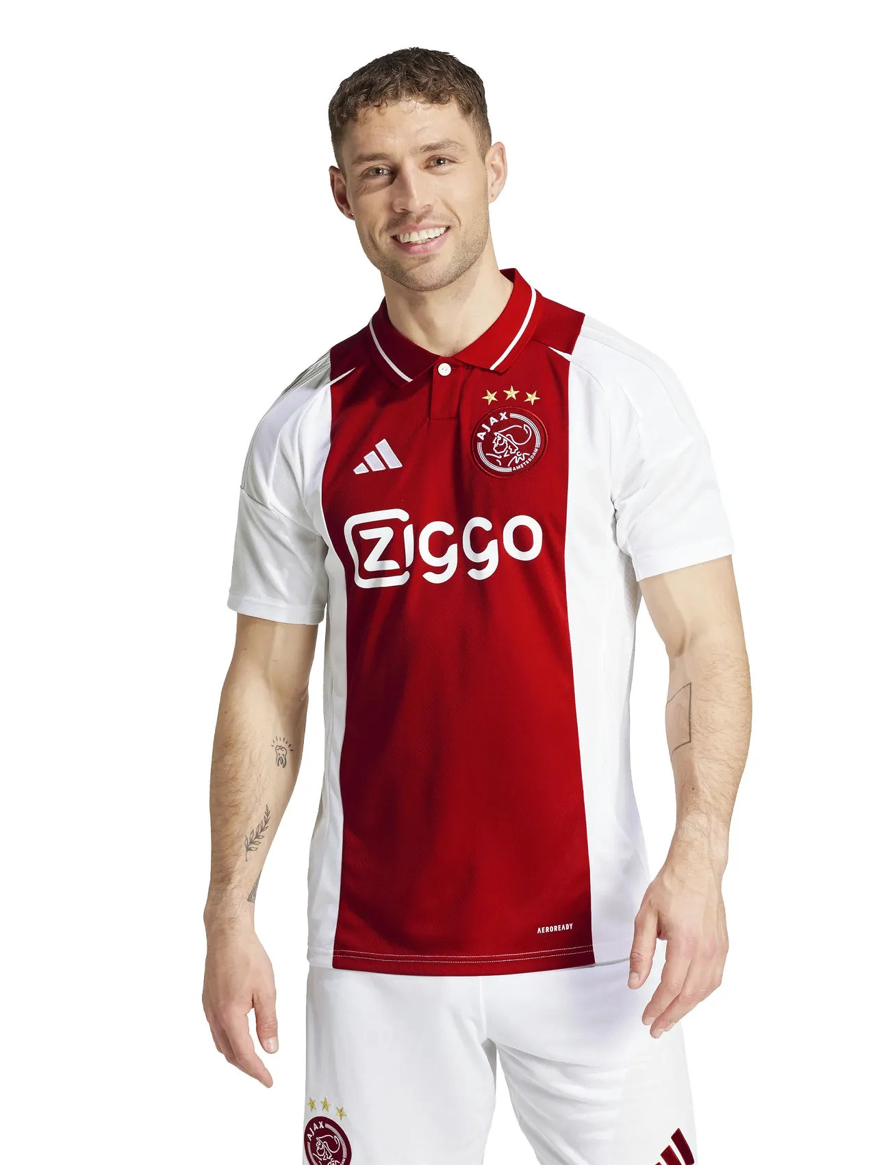 adidas Performance Ajax H Jsy, L, Red, Sport Overdele > Sport Football Shirts, Herre