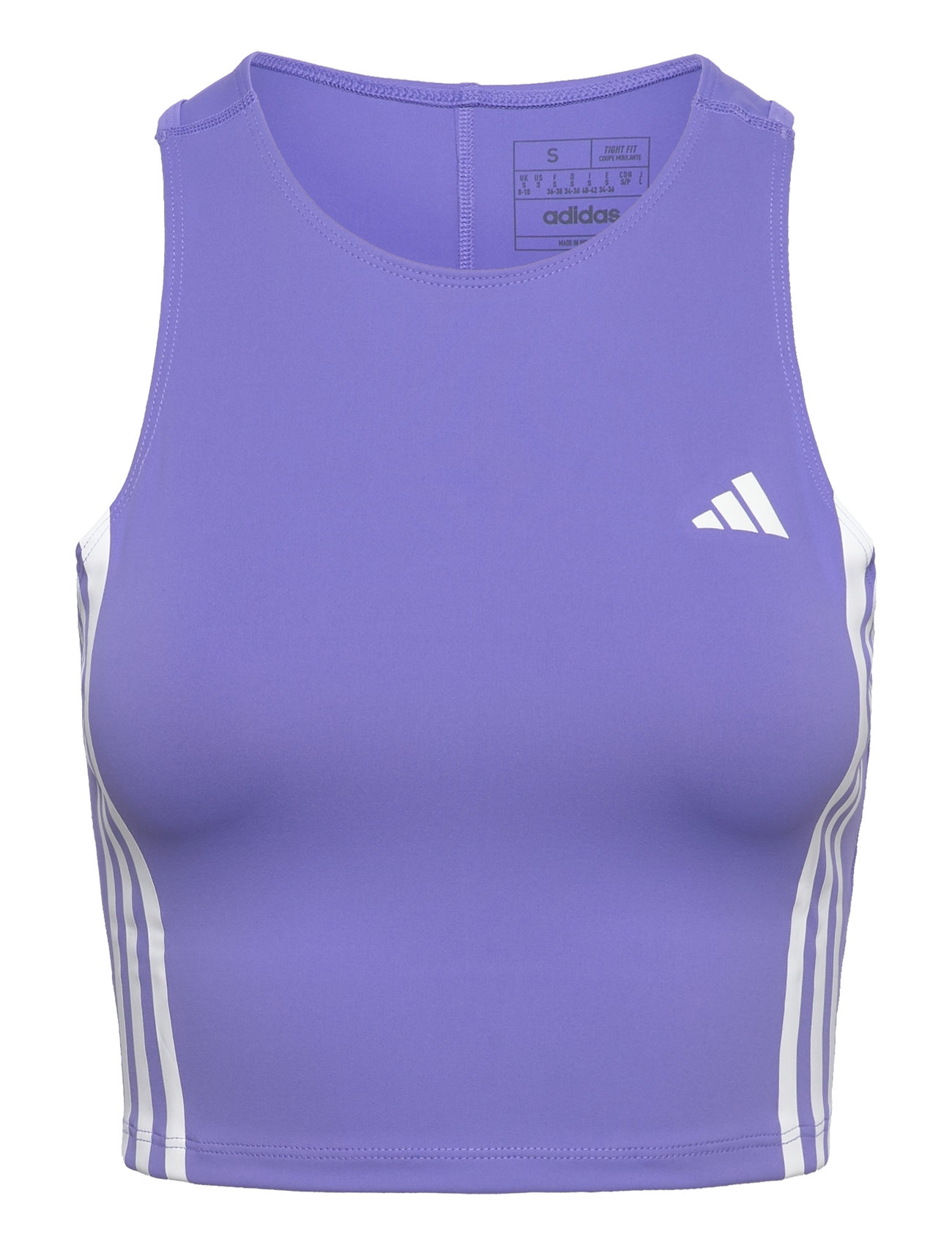 Adidas Performance Own The Run 3 Stripes Tank Lila