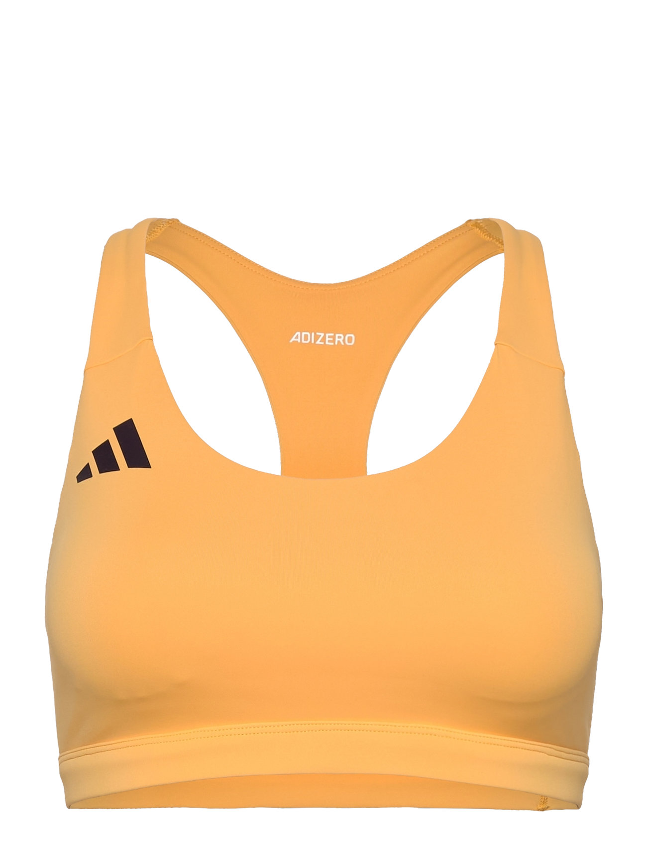 Adizero Essentials Run Medium Support Bra Yellow Adidas Performance