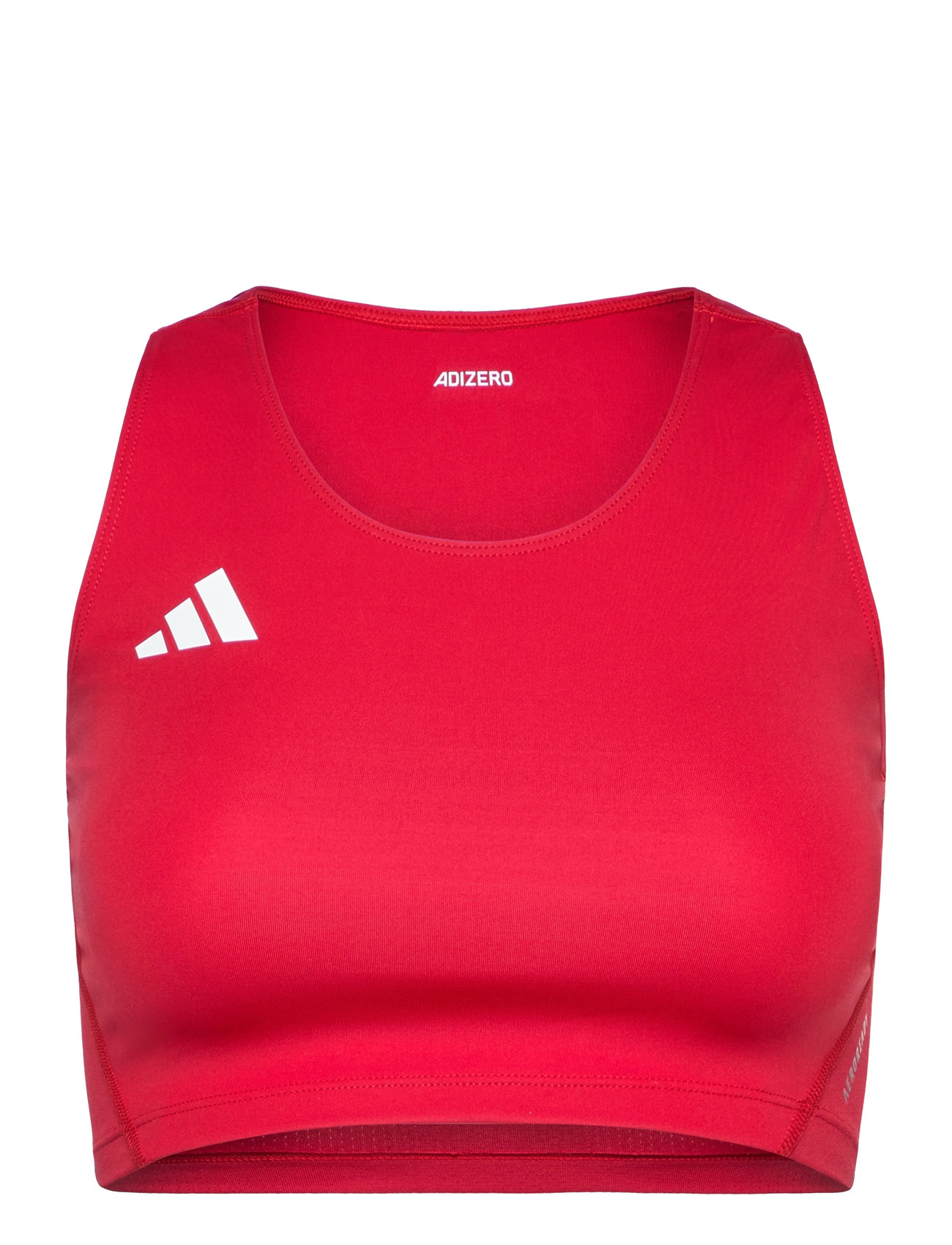 adidas Performance Adizero E Crtop, M, Red, Sport Crop Overdele > Sport Sleeveless Crop Overdele, Dame