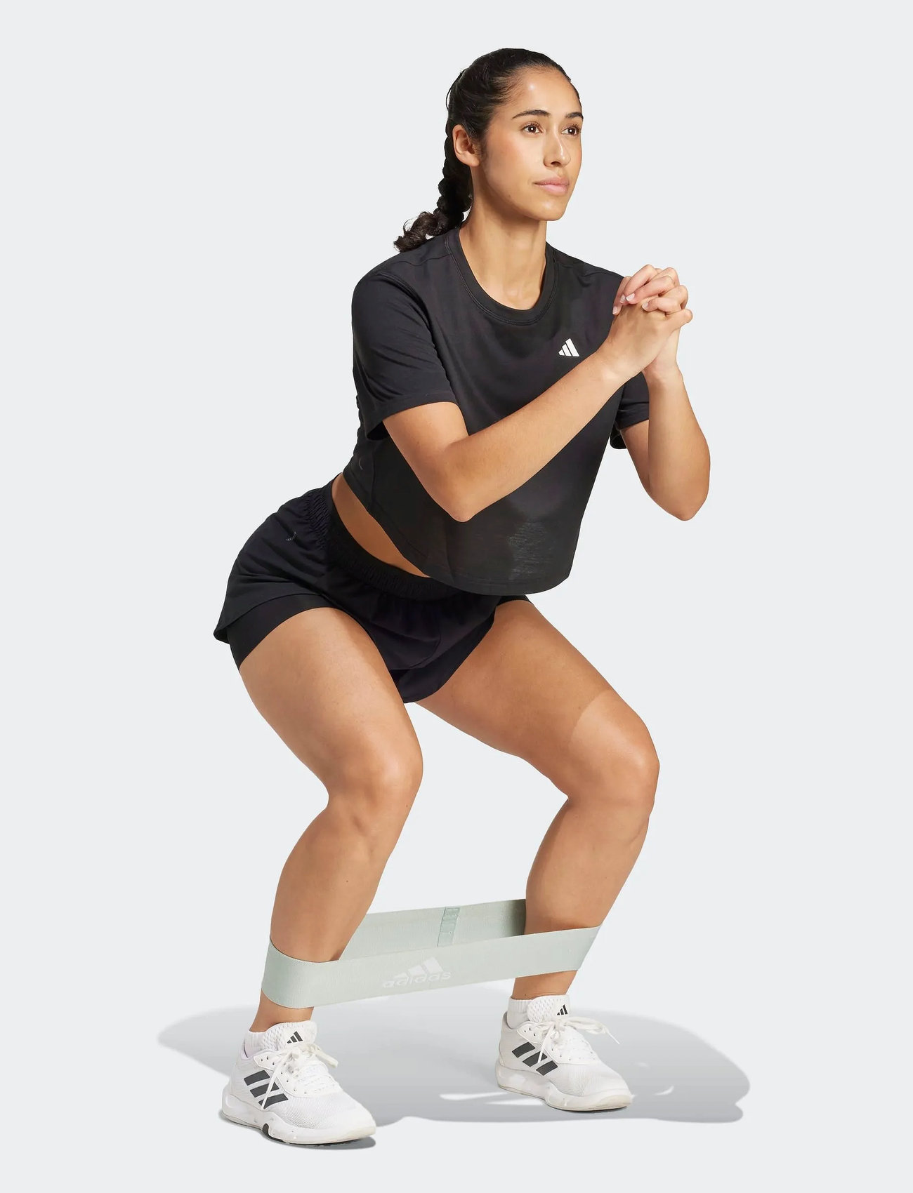 adidas Performance We Min Tee, XXL, Black, Sports Overdele & T-shirts > Sport T-shirts, Dame