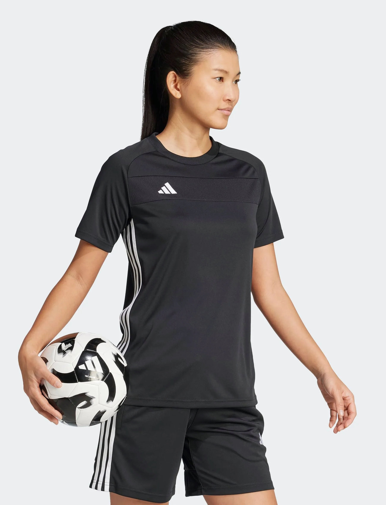 adidas Performance Tiro Es Jsy W, XS, Black, Sports Overdele & T-shirts > Sport T-shirts, Dame