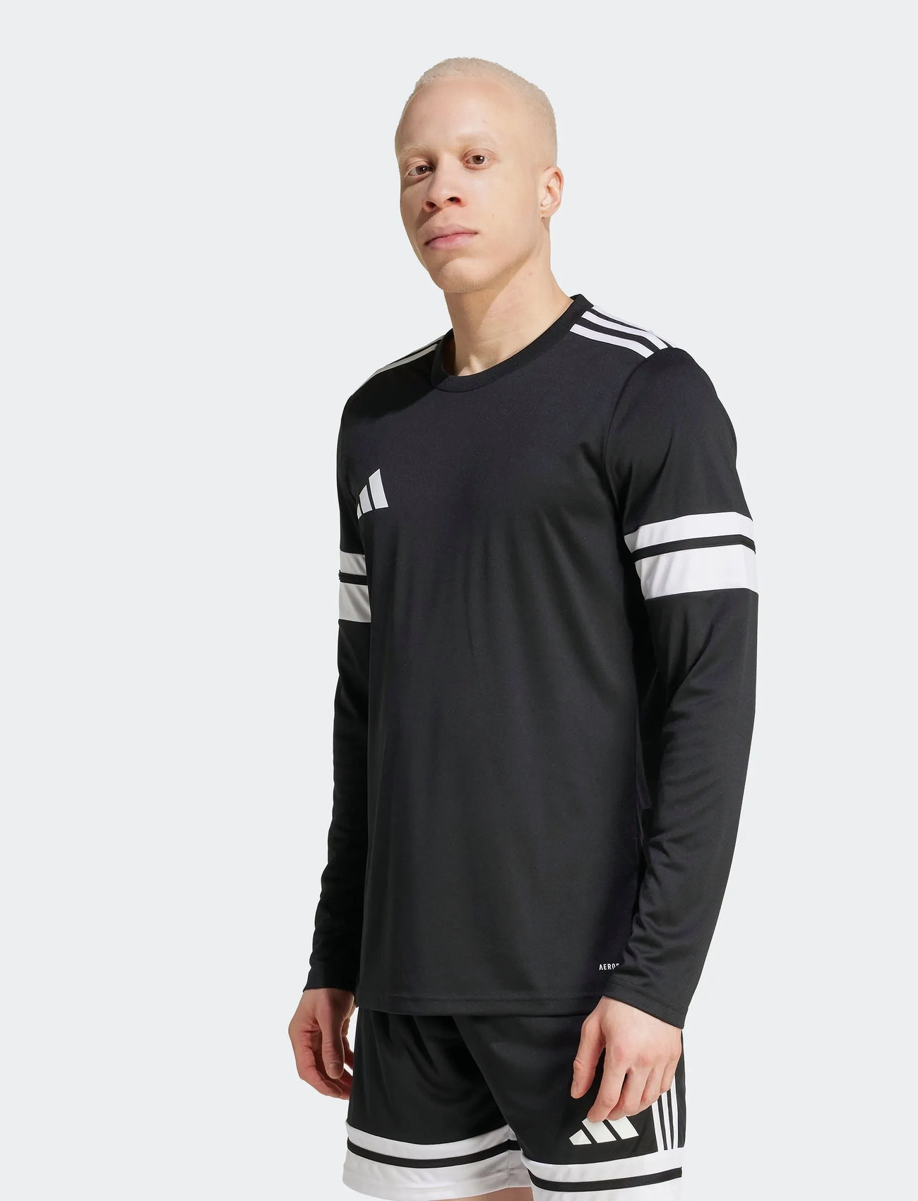 adidas Performance Squa25 Jsy Lm, S, Black, Sport Overdele > Sport Long Sleeved Overdele, Herre