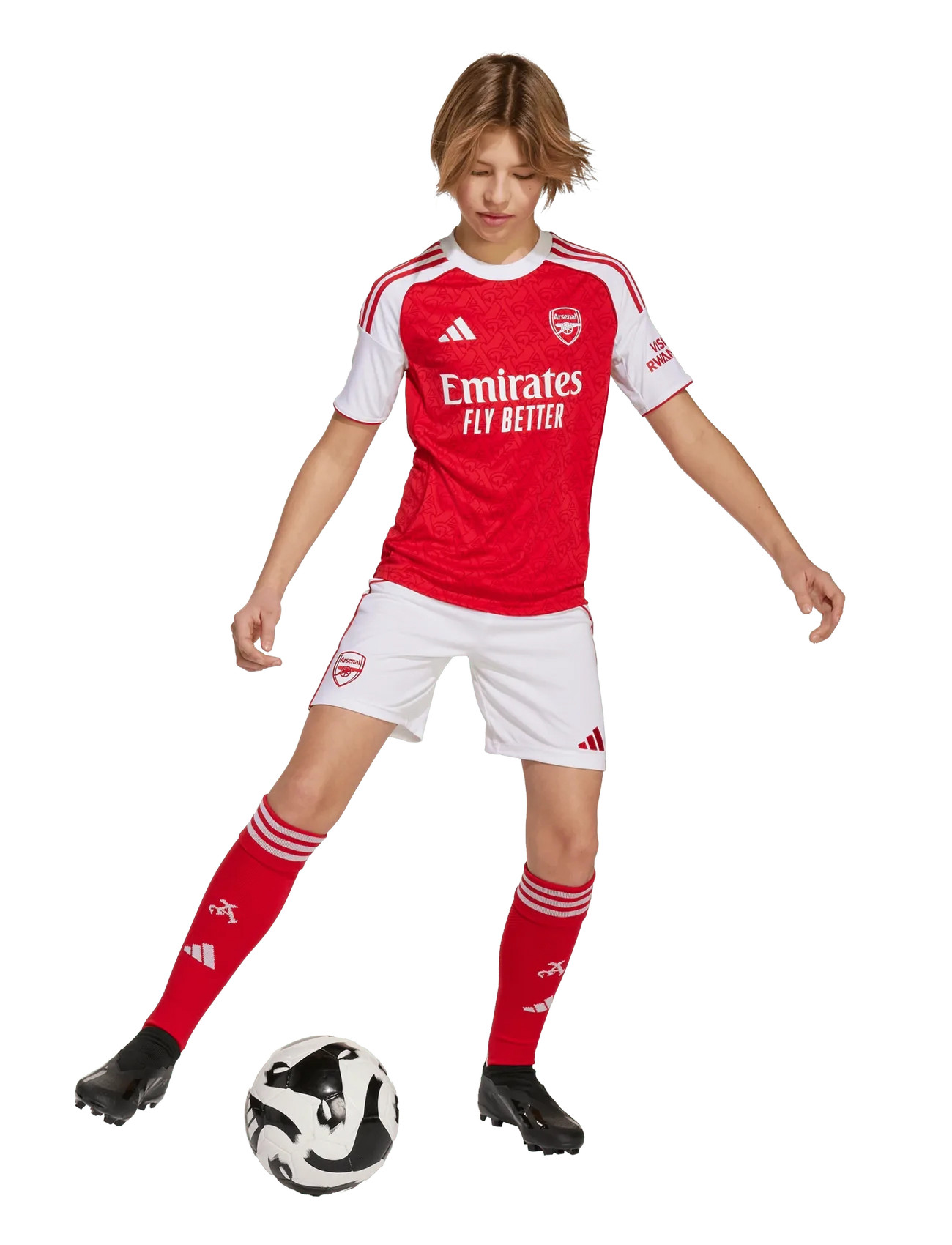 adidas Performance Afc H Jsy Y, 164, Red, T-Shirts > Fodboldtrøjer, Børn