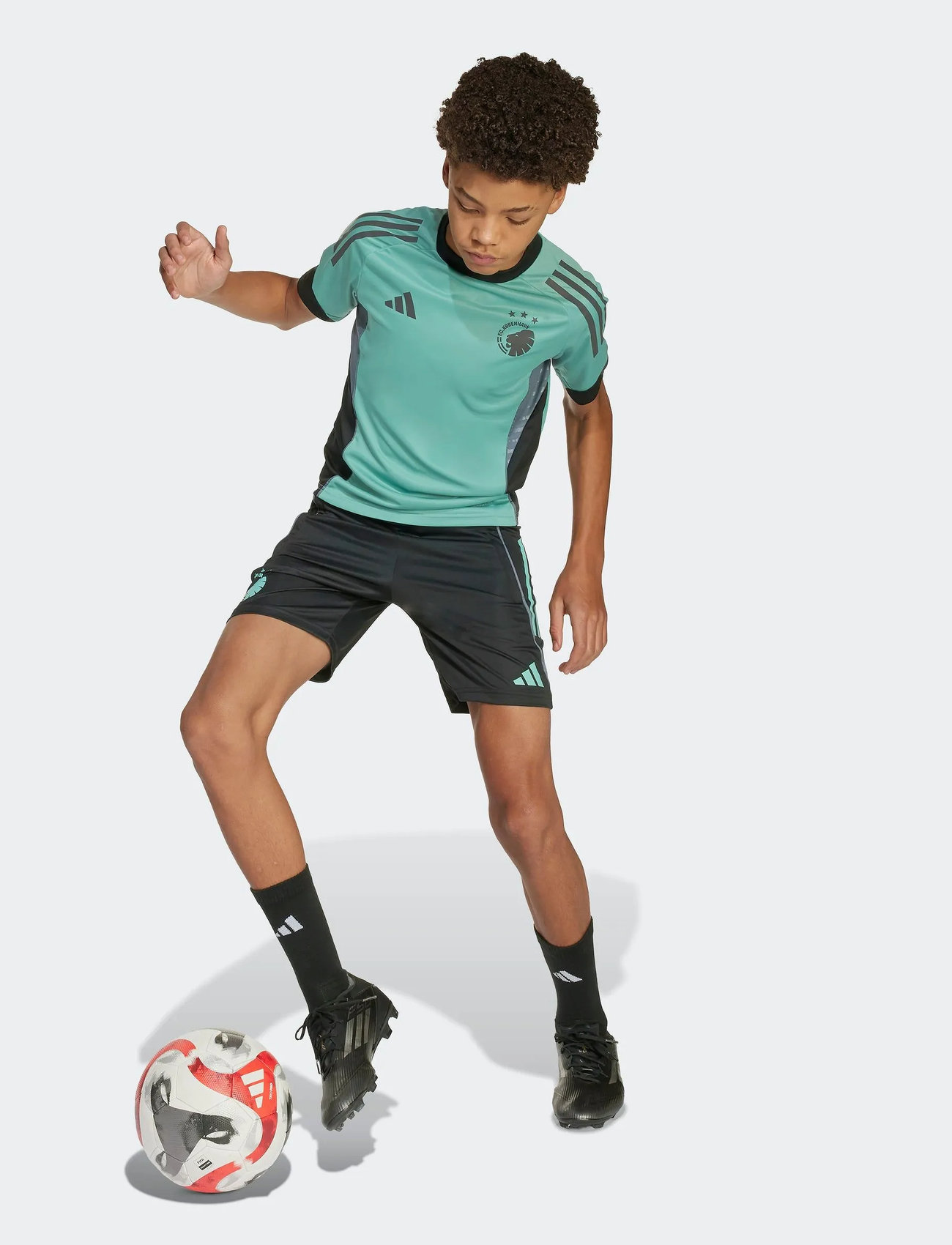 adidas Performance Fck Tr Jsy Y, 176, Blue, T-Shirts > Kortærmede, Børn