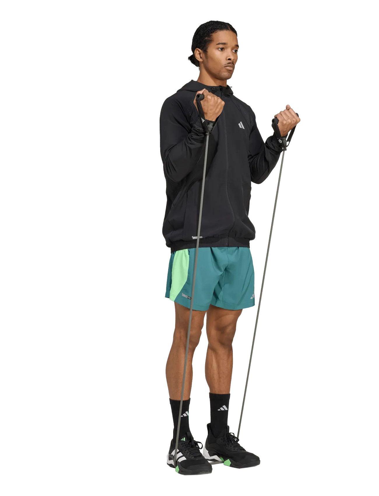 adidas Performance Tech App S-Top, L, Black, Sport Sweatshirts & Hoodies > Sport Hoodies, Herre