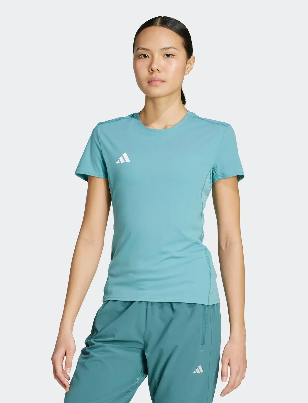 adidas Performance Adizero E Tee, XXS, Blue, Sports Overdele & T-shirts > Sport T-shirts, Dame