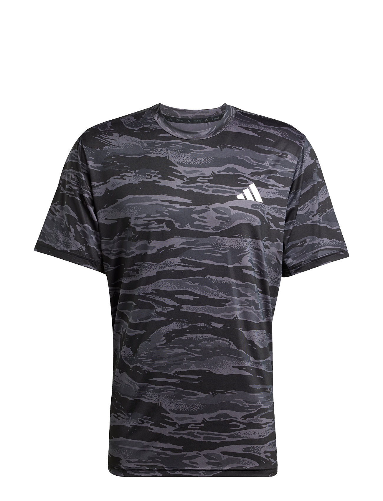 Adidas Performance Camo Aop Tee Svart