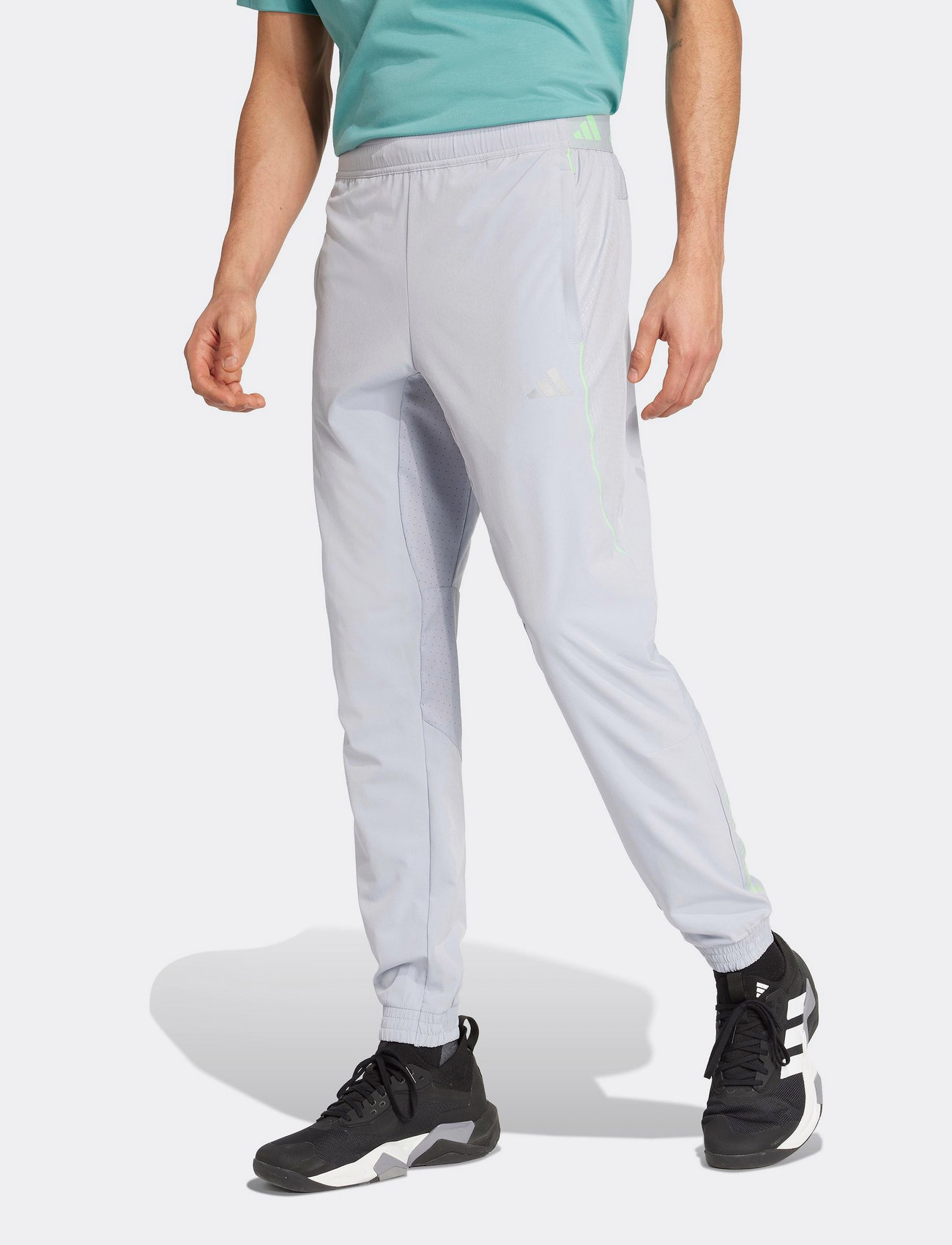 adidas Performance Tech App S-Pant, XL, Grey, Sport Pants > Sport Training Pants, Herre