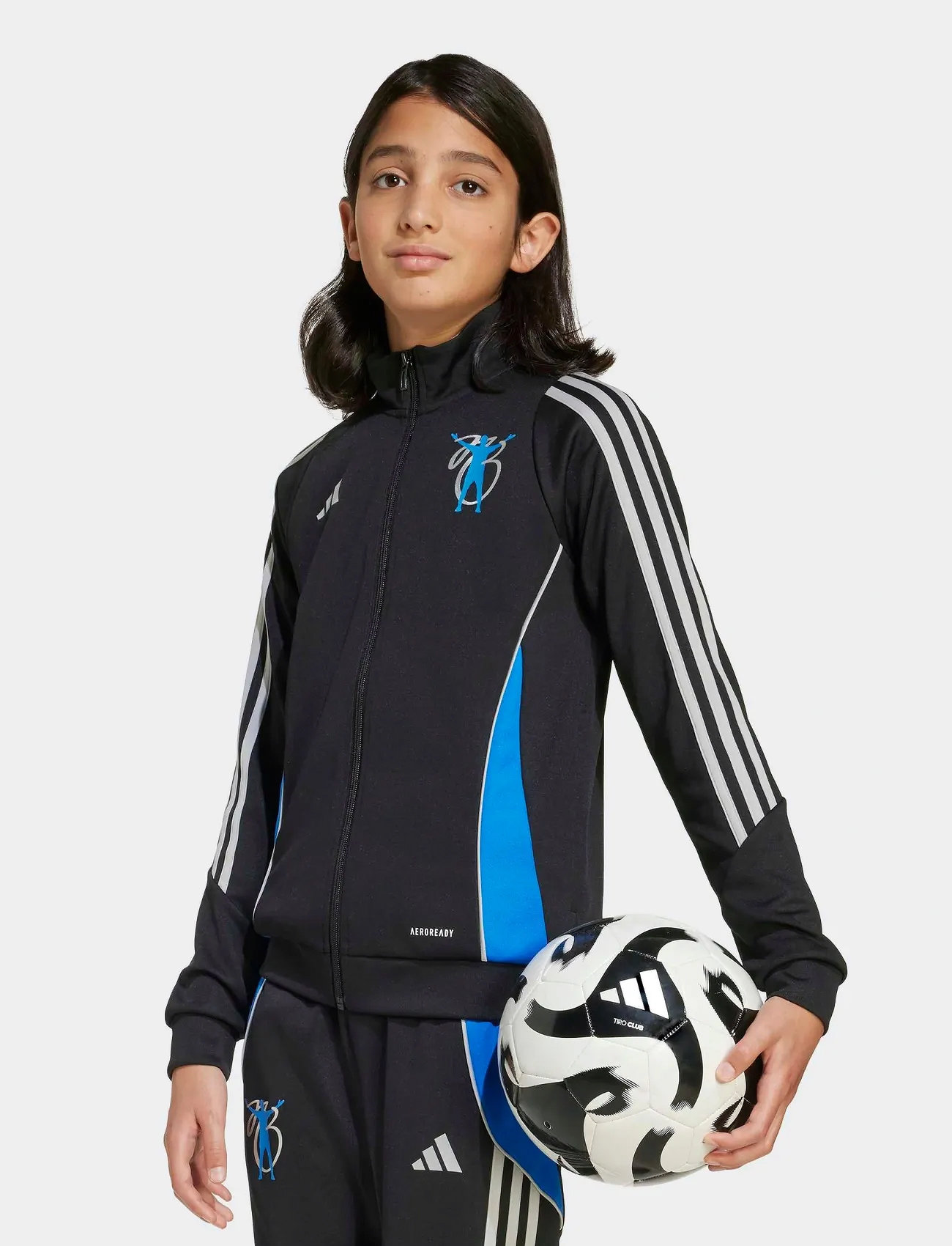 adidas Performance Jb Tr Jkt Y, 152, Black, Sweatshirts & Hættetrøjer > Sweatshirts, Børn