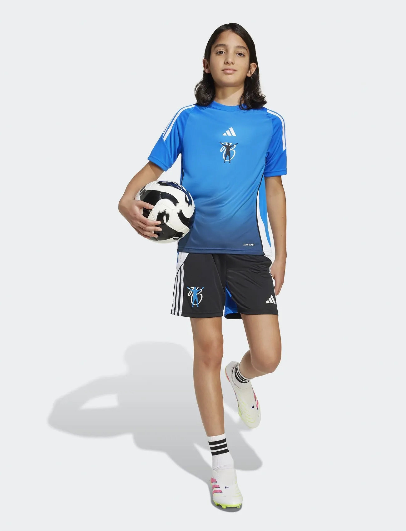 adidas Performance Jb Tr Sho Y, 128, Black, Shorts > Sportsshorts, Børn