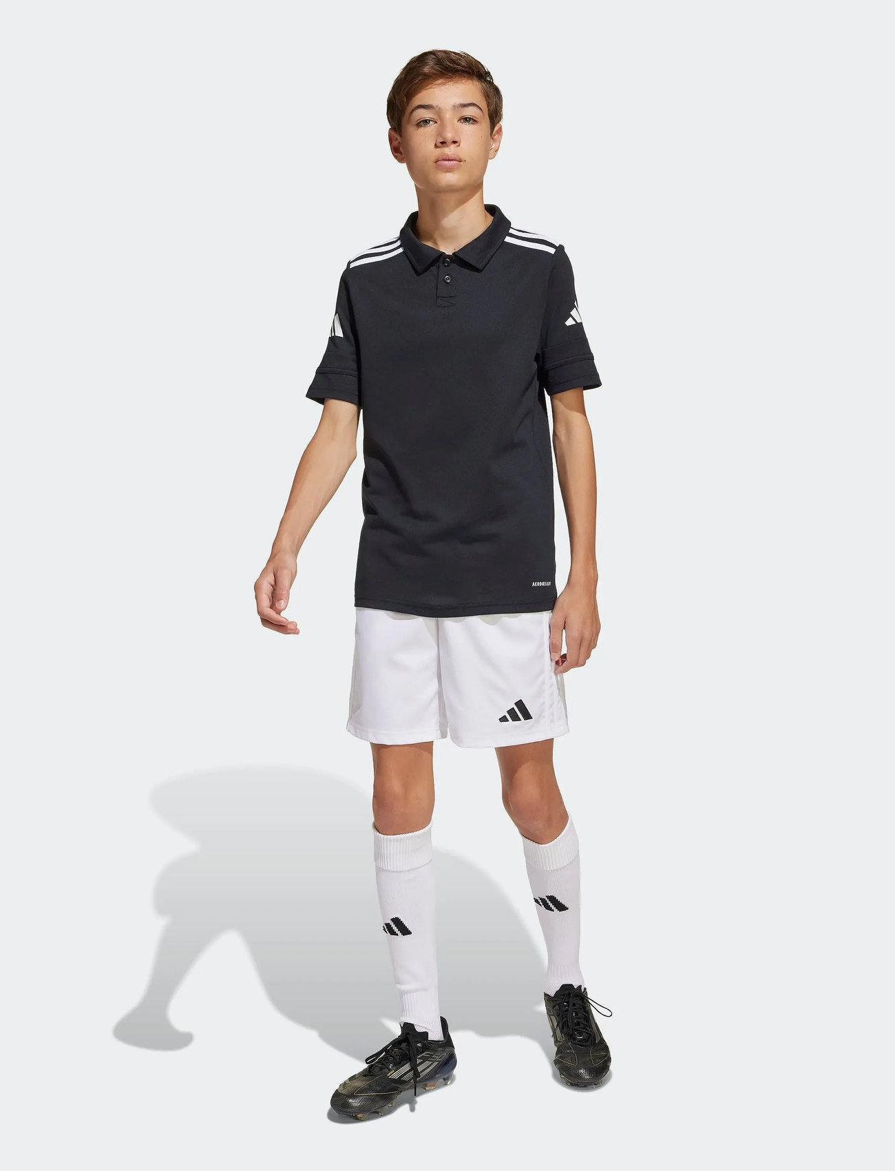 adidas Performance Sq25 C Polo Y, 164, Black