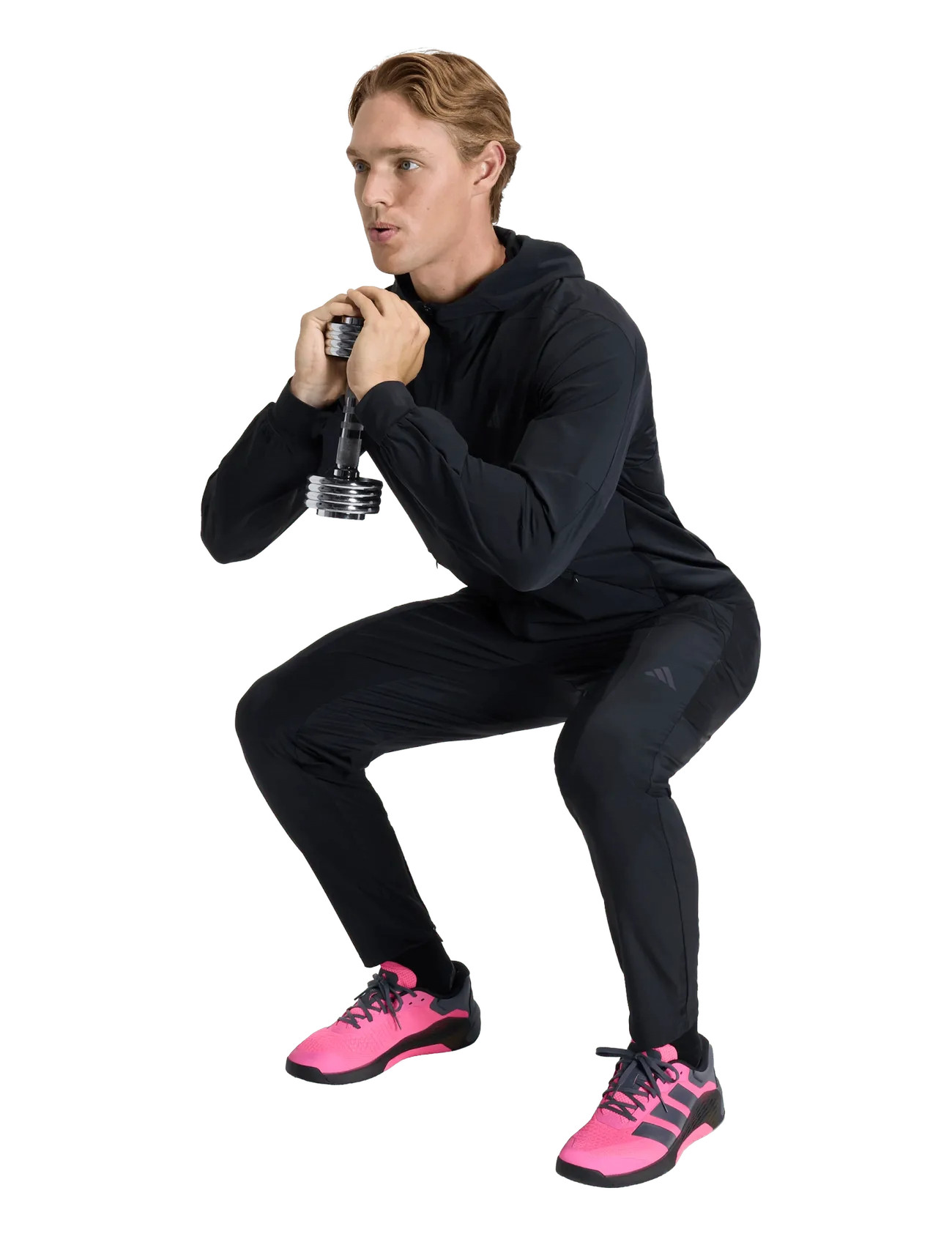 adidas Performance D4T Hybrid Pant, M, Black, Sport Pants > Sport Training Pants, Herre