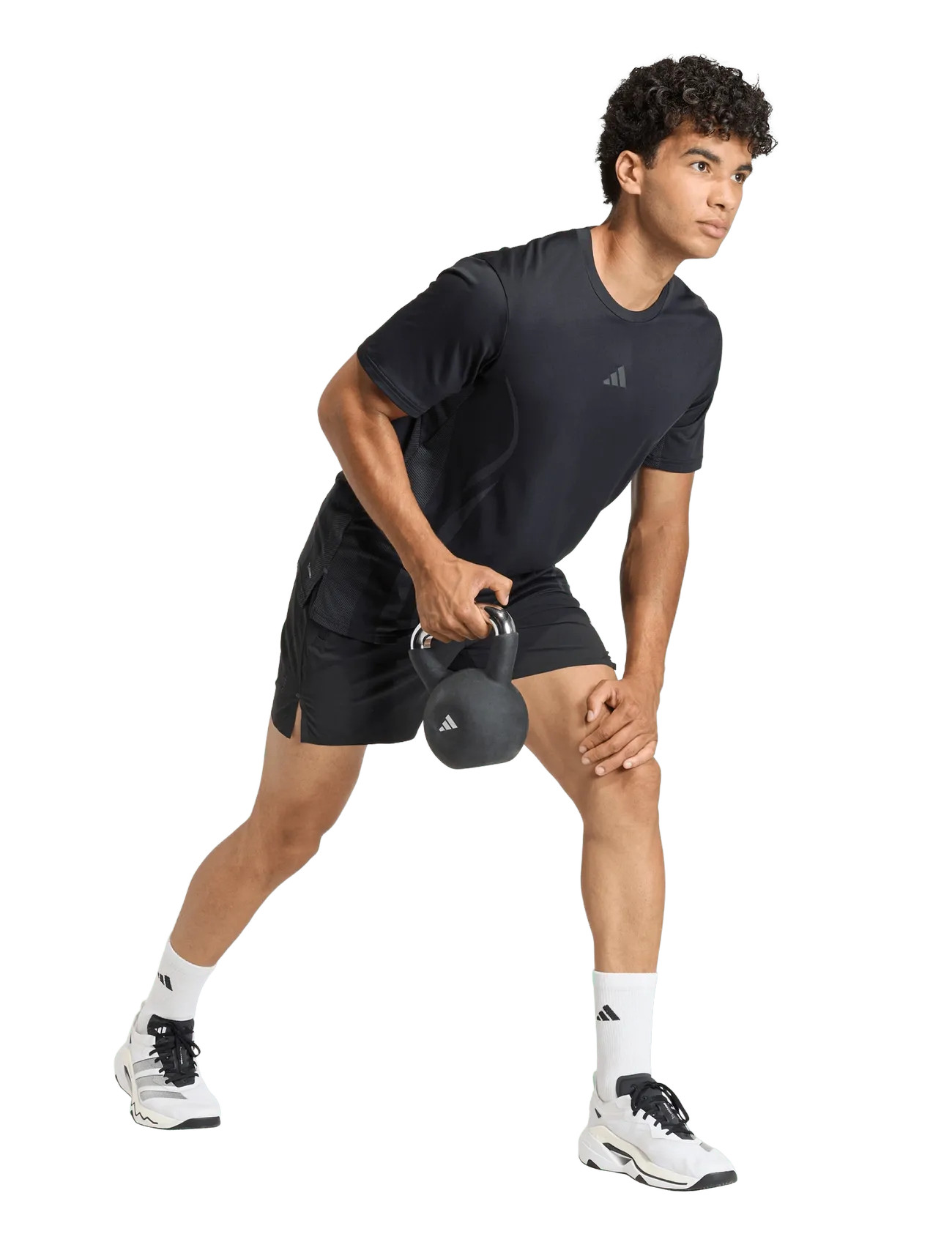 adidas Performance Airchill Tee, S, Black