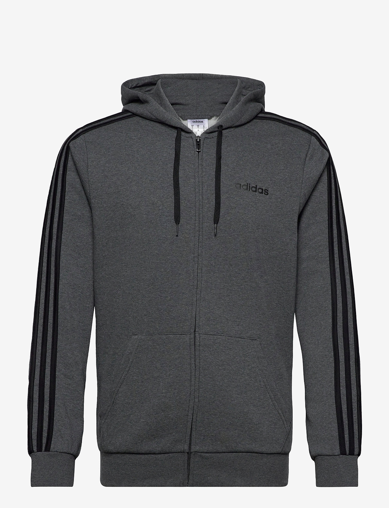 adidas 3 stripe fleece hoodie