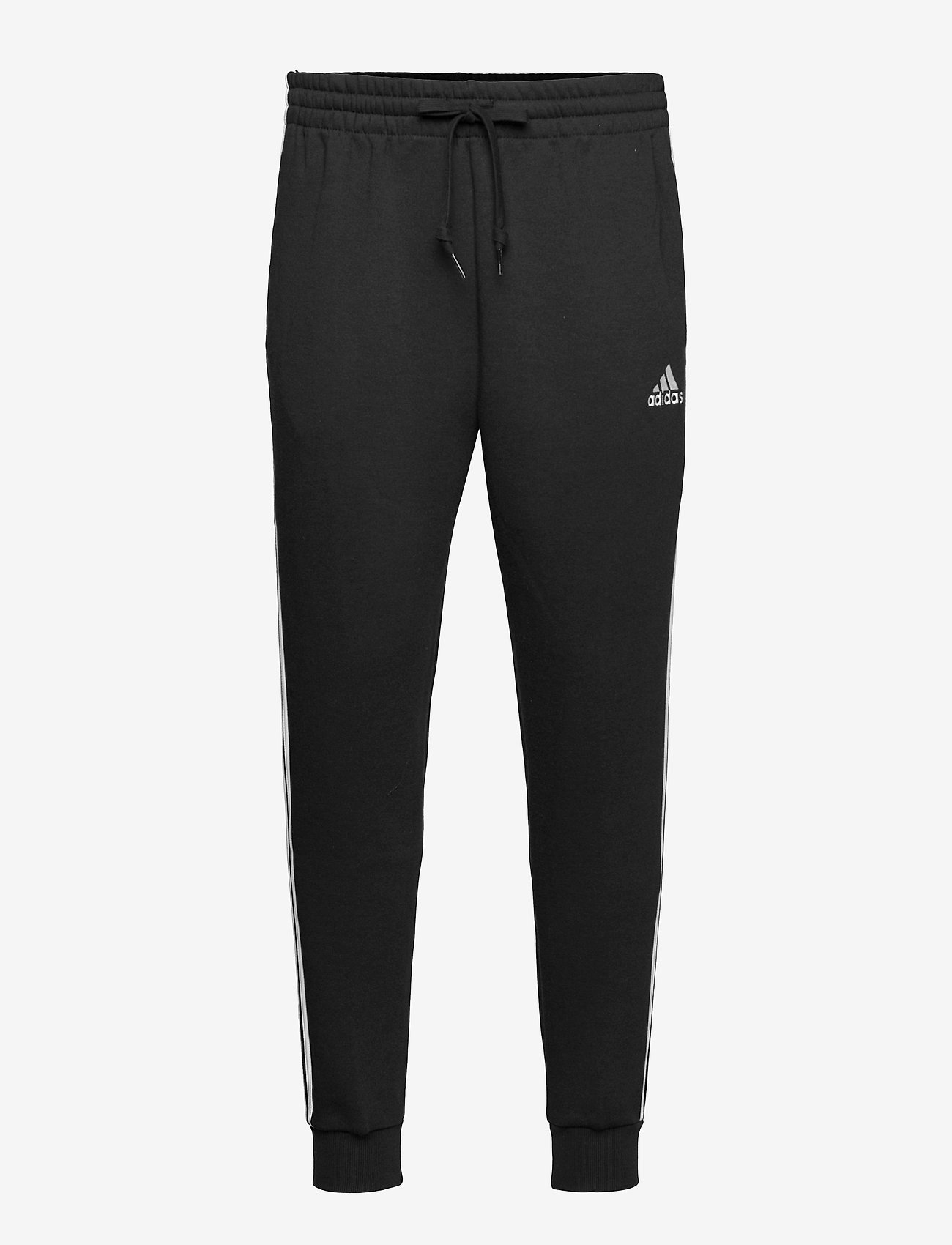 essentials fleece fitted 3 stripes joggers