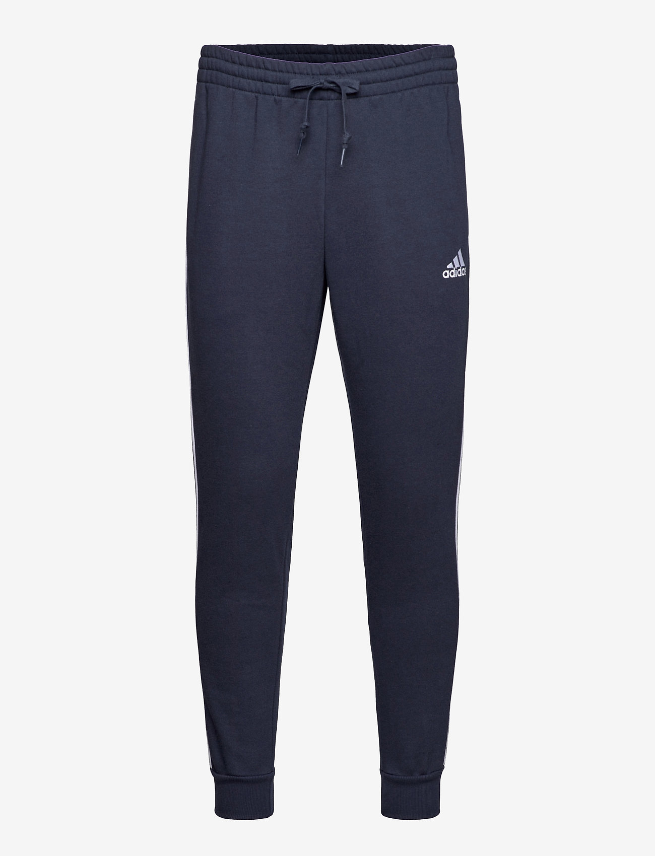 essentials fleece fitted 3 stripes joggers