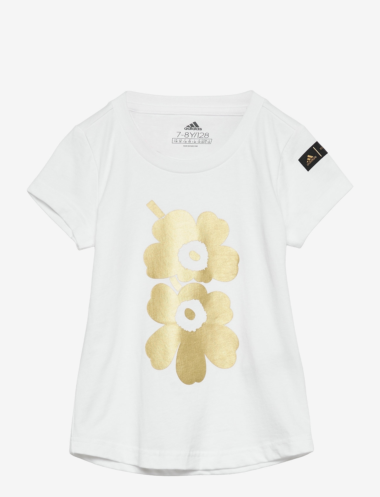 adidas Performance - Marimekko Unikko Graphic Tee W - kortærmet t-shirt med møster - white - 0