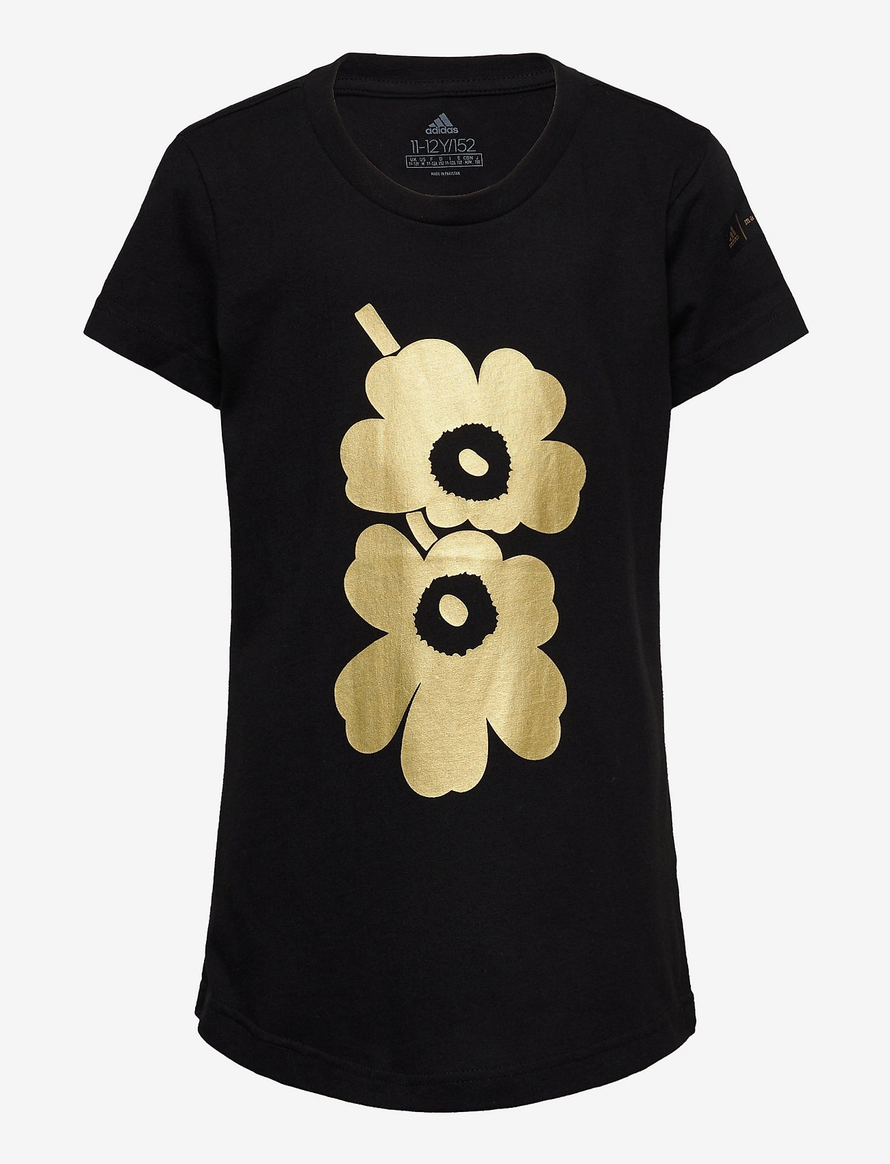 adidas Performance - Marimekko Unikko Graphic Tee W - kortermet t-skjorte med mønster - black - 0