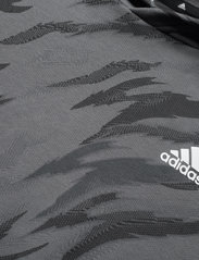 adidas Performance - Future Icons 3-Stripes Graphic Hooded Sweatshirt - hettegensere - grefiv/black/white - 2