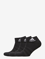 Cushioned Ankle Socks 3 Pairs - BLACK