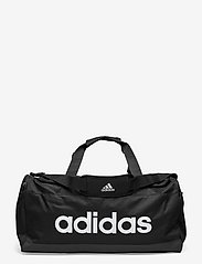 Essentials Logo Duffel Bag Medium - BLACK/WHITE