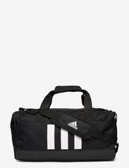 Essentials 3-Stripes Duffel Bag Small - BLACK/WHITE