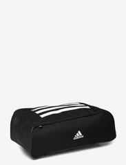 adidas Performance - 3-Stripes Shoe Bag - träningsväskor - black/black/white - 3