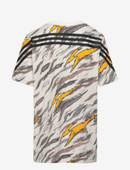 adidas Performance - Future Icons 3-Stripes Tee - kortermet t-skjorte med mønster - wonwhi/cogold/black - 1