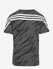 adidas Performance - Future Icons 3-Stripes Tee - kortermet t-skjorte med mønster - black/grefiv/white - 1
