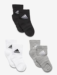 Cushioned Crew Socks 3 Pairs - kojinės & apatiniai drabužiai - mgreyh/mgreyh/black