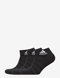 Cushioned Ankle Socks 3 Pairs - socks & underwear - black