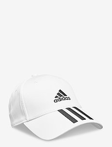 BASEBALL 3-STRIPES TWILL CAP - kepurės su snapeliu - white/black/black
