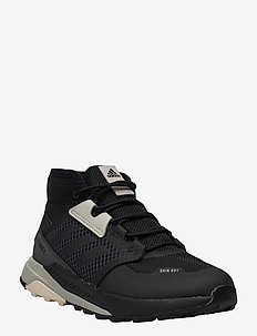 Terrex Trailmaker Mid RAIN.RDY Hiking Shoes - high-top sneakers - cblack/cblack/alumin