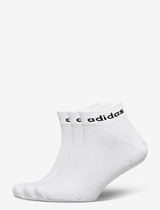 Non-Cushioned Ankle Socks 3 Pairs - kojinės iki kulkšnių - white/black