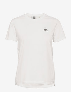 AEROREADY Designed 2 Move 3-Stripes Sport Tee W - t-shirts - white/black