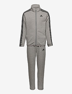 adidas Essentials French Terry Tracksuit - tracksuits & 2-piece sets - mgreyh/black