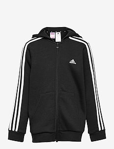 Essentials 3-Stripes Hoodie - hoodies - black/white