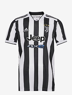 Juventus 21/22 Home Jersey - fodboldtrøjer - white/black