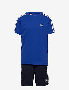 adidas Designed 2 Move Tee and Shorts Set - sets with long-sleeved t-shirt - boblue/white