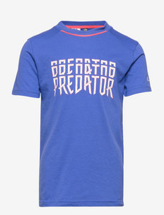 Predator Tee - enfärgade kortärmade t-shirts - hirblu/semtur/white