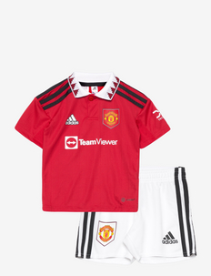 Manchester United 22/23 Home Mini Kit - kurzärmelige - reared/white
