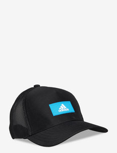 Snapback Curved Trucker Cap - kepurės su snapeliu - black/black/black