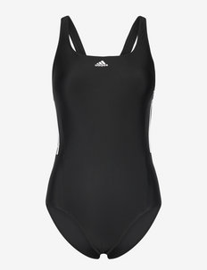 Mid 3-Stripes Swimsuit - svømmetilbehør - black/white