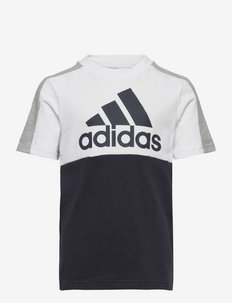 Colorblock Tee - kortermet t-skjorte med mønster - legink/white/mgreyh